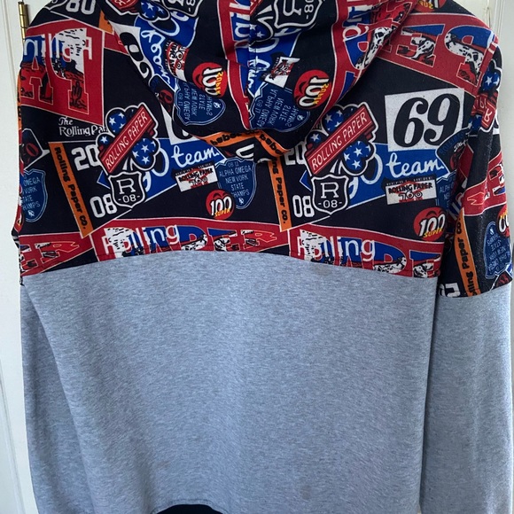 The Rolling Paper Street Sign Graphic Hoodie XL long sleeve - Picture 6 of 7